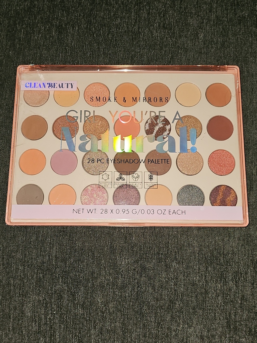 💕"Girl, You're a Natural" 28-Pc Eyeshadow Palette - Neutral Browns & Shimmers